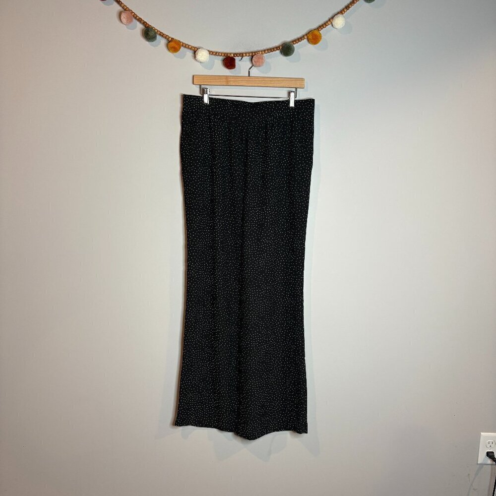 🔆 BCBGeneration black polka dot wide leg pants